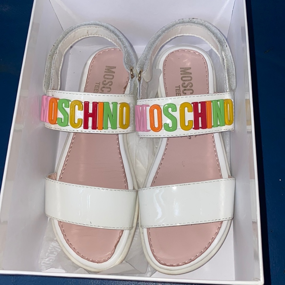 Moschino sandals for little girls